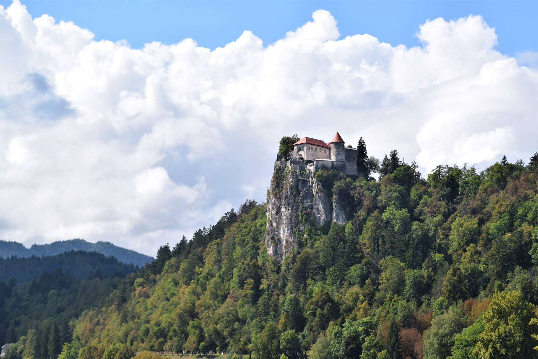 A quiet castle on a lake — Bled.